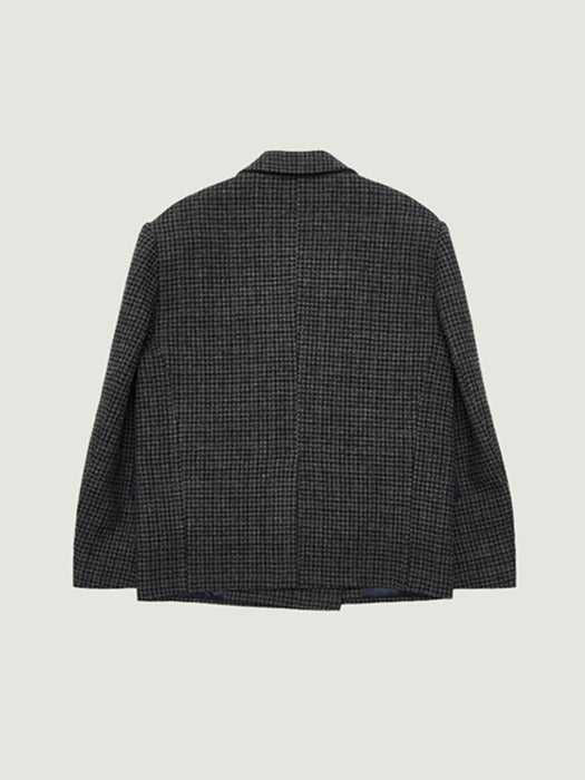 [grove] 25WT HAZE CHECK JACKET (GRAY)