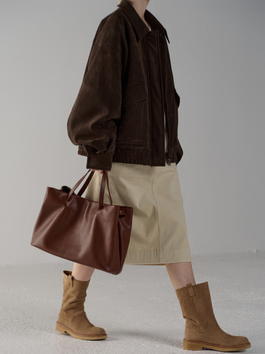 Facade Pattern Recta Bag cognac