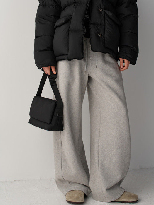 Facade Pattern Padded Mini Bag black