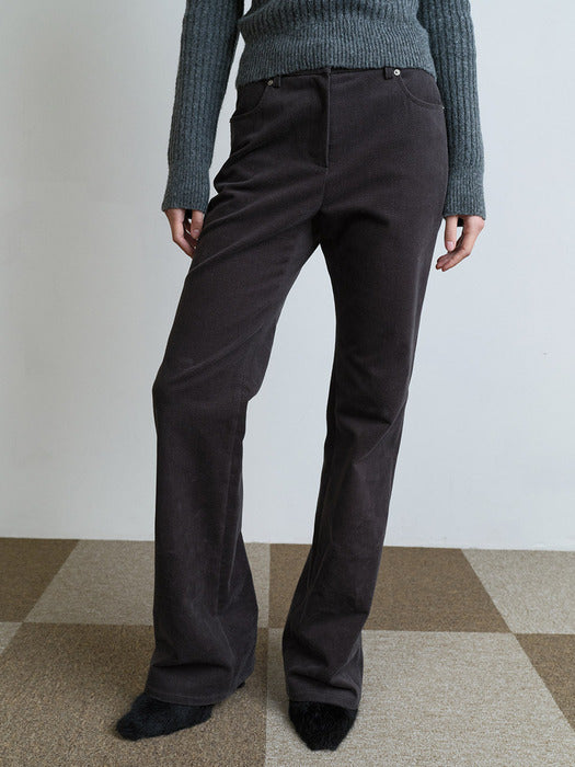 [raive] Twill Cotton Bootcut Pants VW5WL532_2color