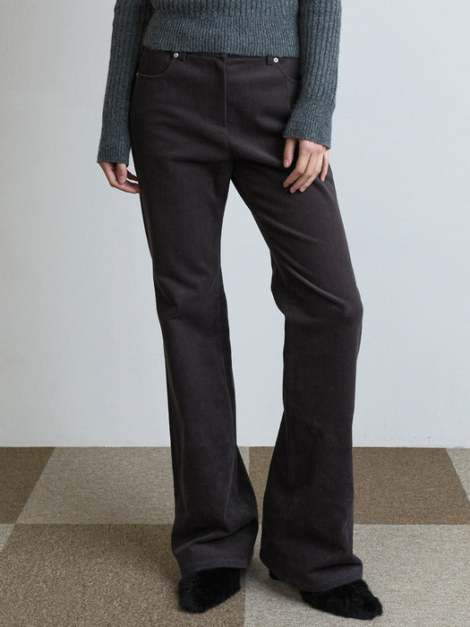 [raive] Twill Cotton Bootcut Pants VW5WL532_2color