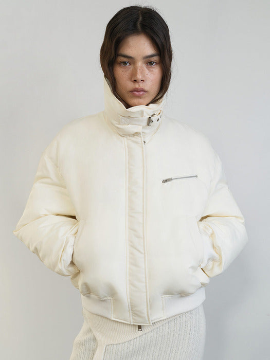 [raive] Two-way Pocket Crop Jumper VP5WM443_2color