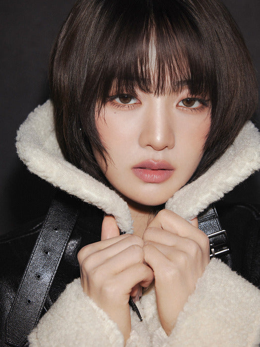 [raive] Shearling Mustang Jacket in Black VM5WM015-10