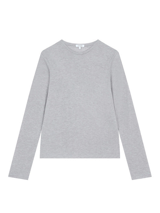 Vunque Romantic Goth Layered T-shirt Grey