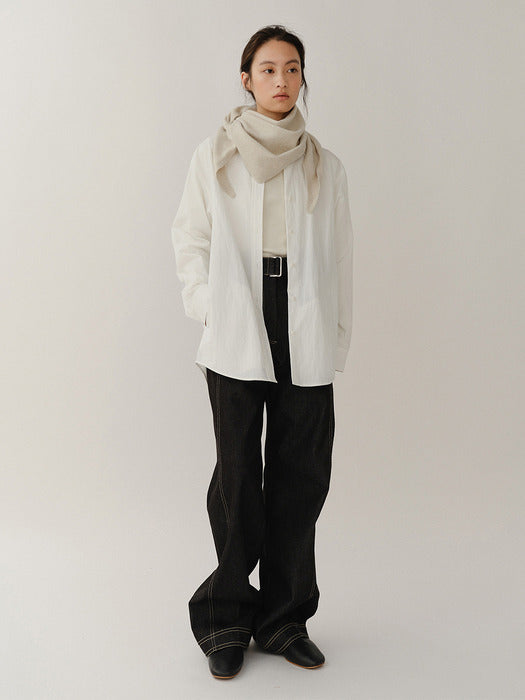 Kindersalmon Hazel Scarf Oatmeal