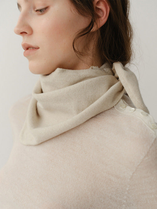 Kindersalmon Hazel Scarf Oatmeal
