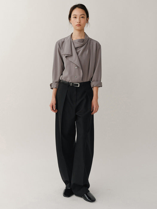 Kindersalmon Draped Casa Top Slate