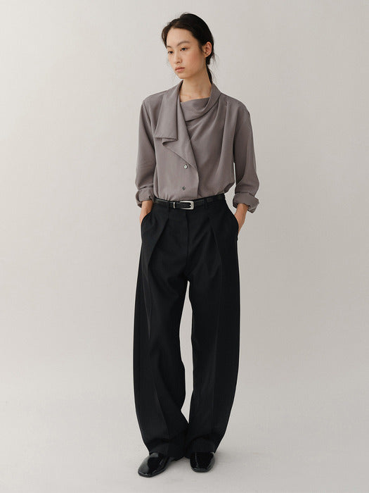 Kindersalmon Draped Casa Top Slate
