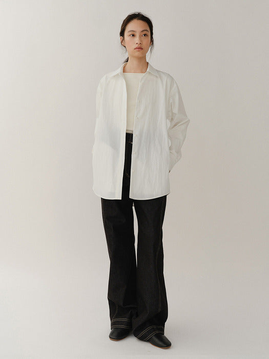 Kindersalmon Tacit Shirt White