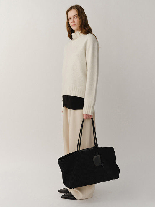 Kindersalmon Margo Tote Bag Black (Corduroy)
