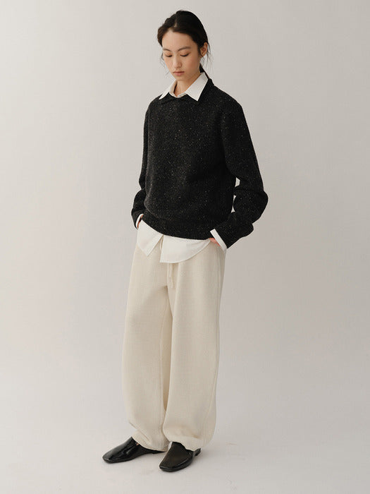 Kindersalmon Pibi Knitted Pants Oat