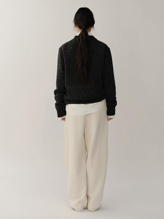 [Kindersalmon] Pibi Knitted Pants Oat