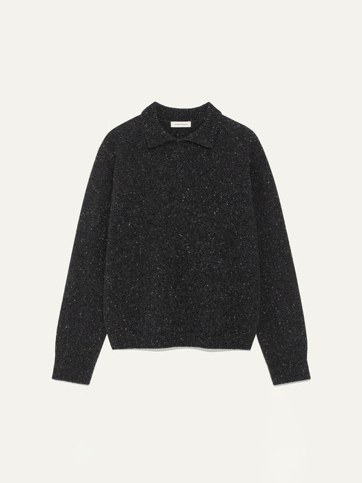 Kindersalmon Olivier Pullover Black-Melange