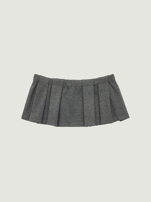 [grove] 25WT KATE SKIRT (GRAY)