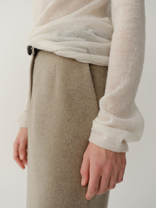 Kindersalmon Wholegarment Turtleneck Cream