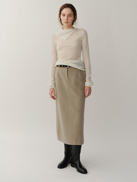 Kindersalmon Wholegarment Turtleneck Cream