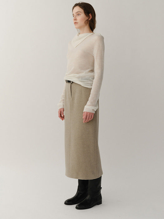 Kindersalmon Wholegarment Turtleneck Cream