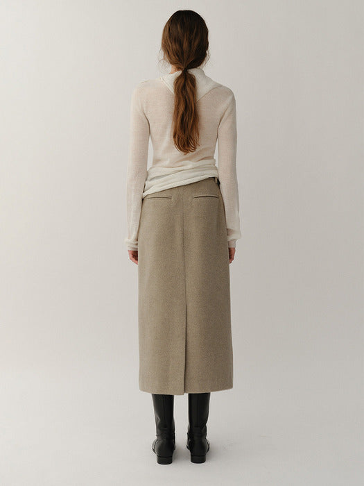 Kindersalmon Wholegarment Turtleneck Cream