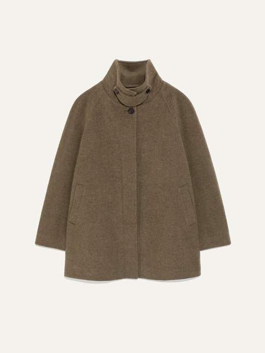 Kindersalmon Cassia Half Coat Amber