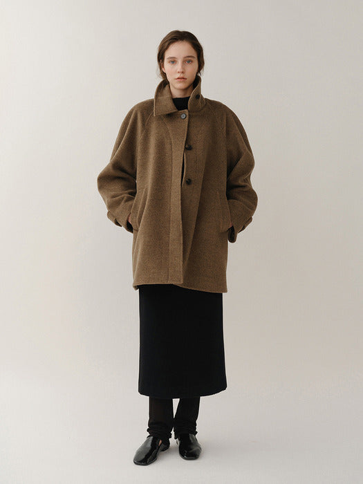 Kindersalmon Cassia Half Coat Amber