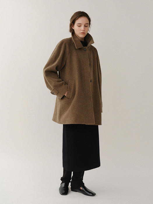 Kindersalmon Cassia Half Coat Amber