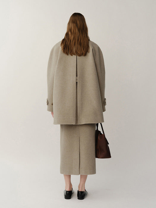 Kindersalmon Cassia Half Coat Sage Olive