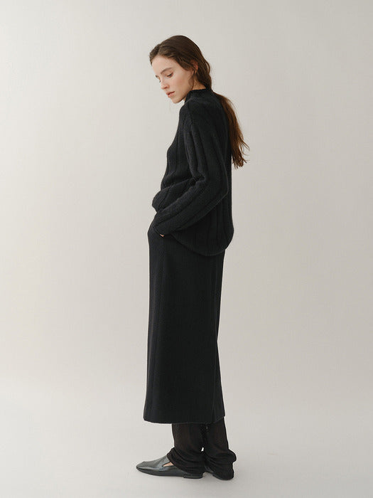 [Kindersalmon] Ami Pullover Black