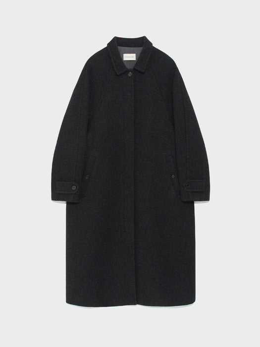 Kindersalmon Lucy Mohair Coat Melange