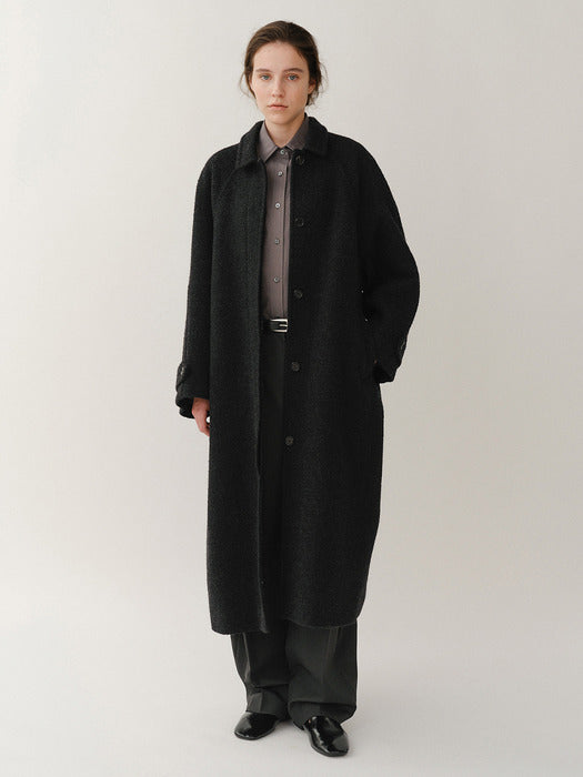 Kindersalmon Lucy Mohair Coat Melange