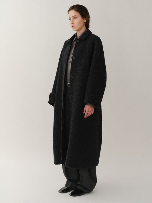 Kindersalmon Lucy Mohair Coat Melange