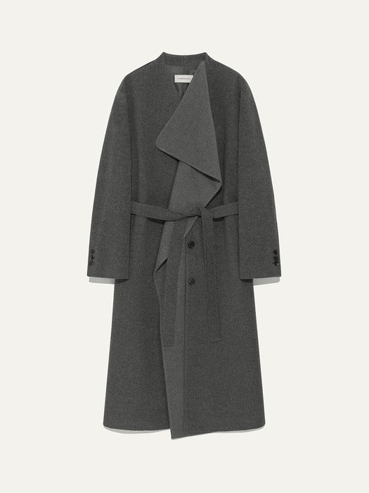 Kindersalmon Draped Pannel Coat Dust