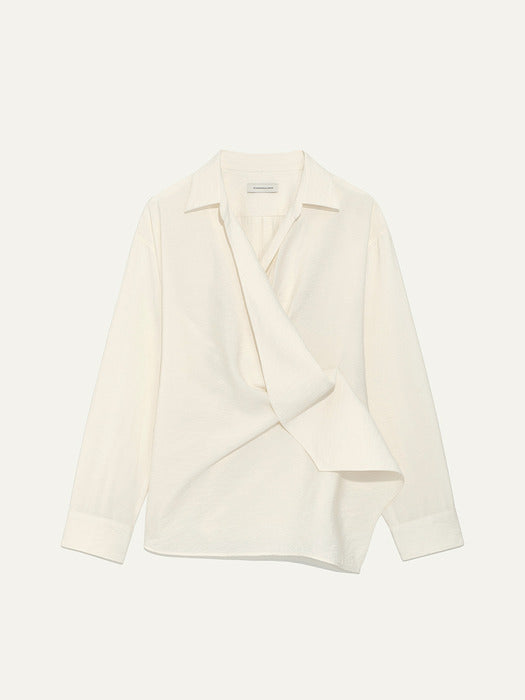 Kindersalmon Fluid Shirt White