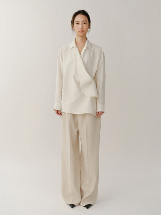 Kindersalmon Fluid Shirt White