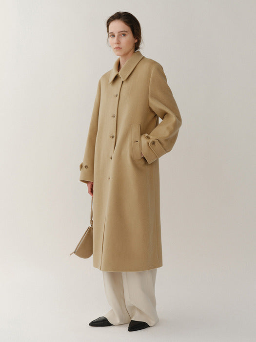 [Kindersalmon] Courie Coat Oat Latte