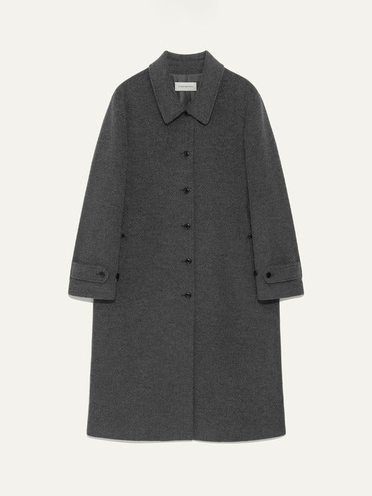 Kindersalmon Courie Coat Melange Slate