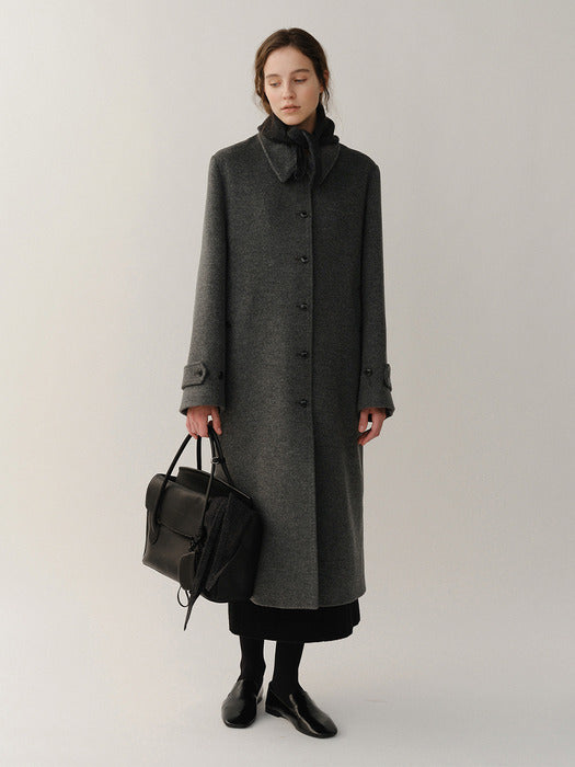 Kindersalmon Courie Coat Melange Slate