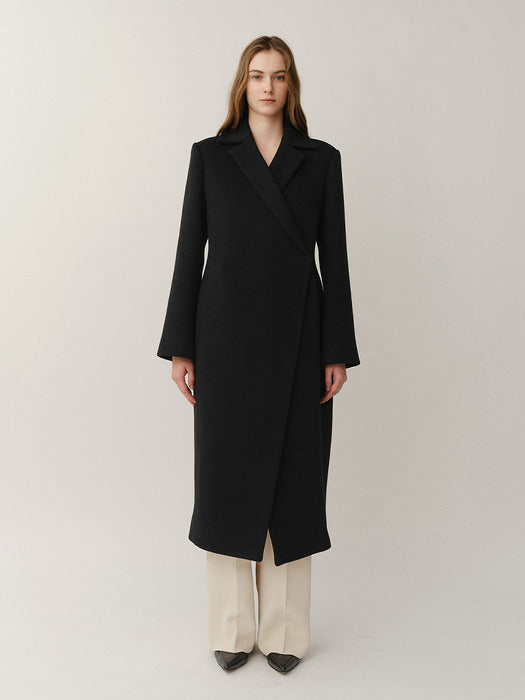 Kindersalmon Shaped Tailor Coat Black