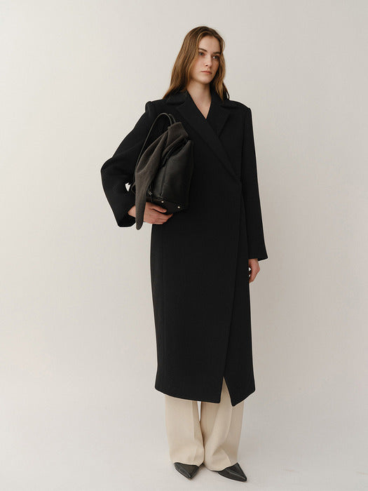 Kindersalmon Shaped Tailor Coat Black
