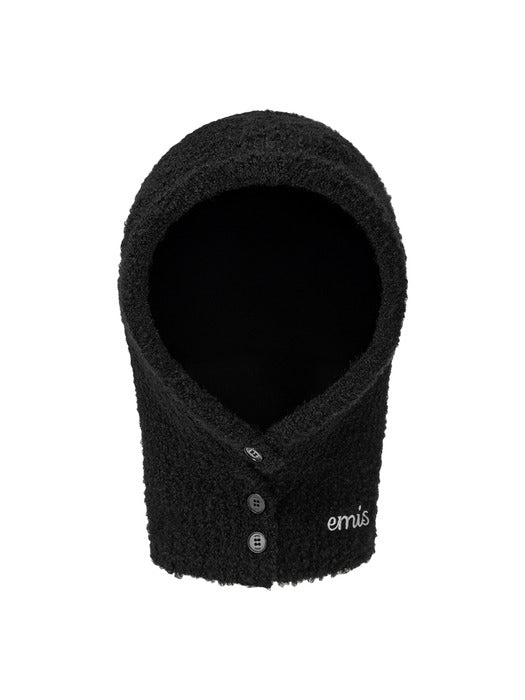 Emis Button Balaclava-Black