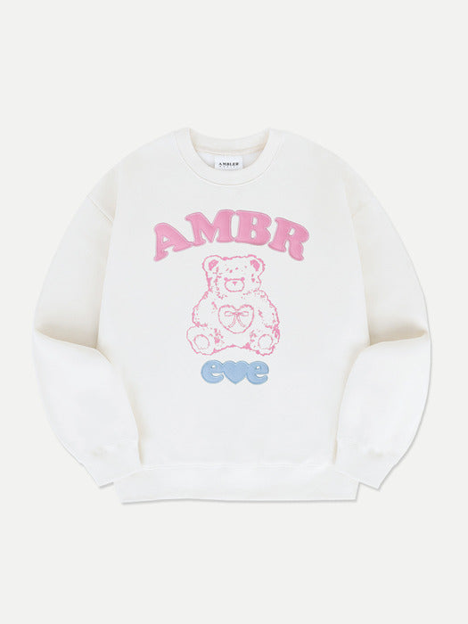 Ambler Lovely bear Sweatshirts (Ivory)