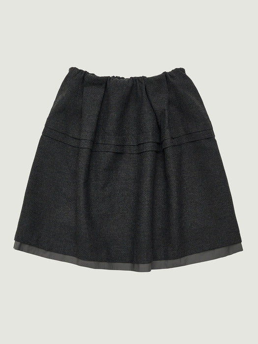 Grove 25Wt Seraph Midi Skirt(Dark Gray)