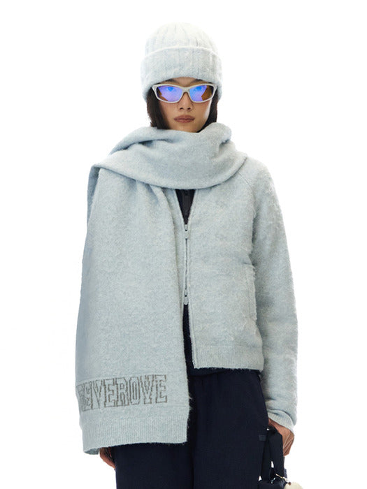 Grove 25Wt Hug Muffler (Light Blue)