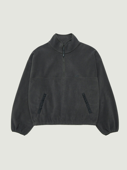 Grove 25Wt Hailey Fleece Half Zip-UP (Charcoal)