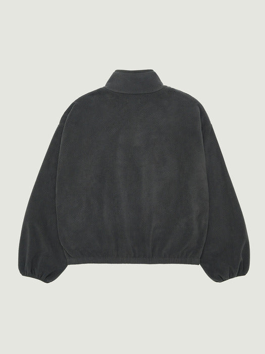 Grove 25Wt Hailey Fleece Half Zip-UP (Charcoal)