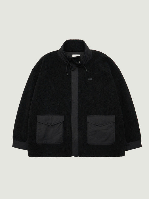 Grove 25Wt Viola Fleece Jumper (Black)