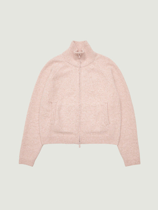Grove 25Wt Hug Knit Zip-UP (Pink)