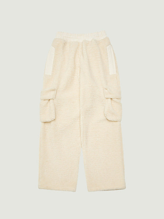 Grove 25Wt Viola Cargo Fleece Pants (Cream)