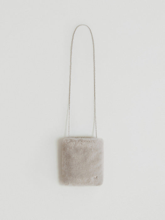 fur mini bag (still gray)