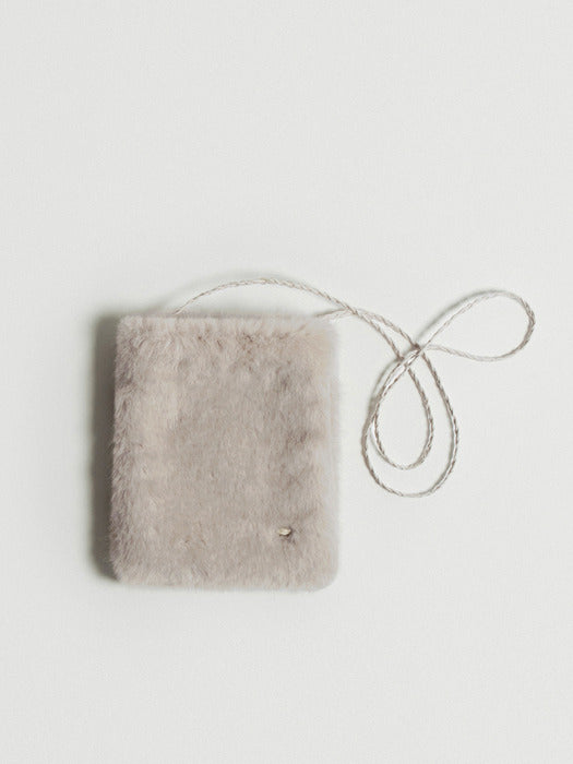 fur mini bag (still gray)