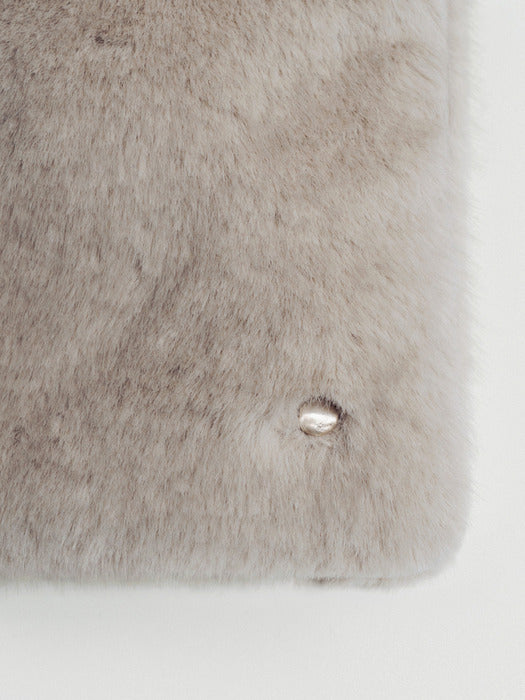 fur mini bag (still gray)